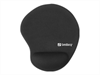 SANDBERG Gel Mousepad, Wrist Rest, BULK