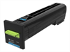 LEXMARK Toner cyan 22K CX825