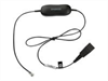 JABRA Smart Cord QD to RJ10 straight 0.8meters