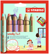 STABILO Farbstifte Woody 3 in 1