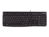 LOGITECH K120 Corded Keyboard, black, USB (FRA)