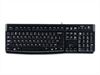 LOGITECH K120 Corded Keyboard, black, USB, for