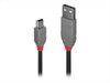 LINDY Anthra Line USB Cable, USB 2.0, USB/A-MiniB