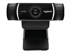 LOGITECH Pro Stream Webcam C922,USB, EMEA