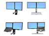 ERGOTRON WorkFit Convert-to-LCD and Laptop Kit