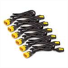 APC Power Cord Kit (6 ea), Locking C13 to C14 Cord