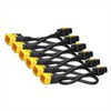APC Power Cord Kit (6 ea), Locking C19 to C20 Cord