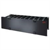 APC 3U Horizontal Cable Manager 6 Fingers top and