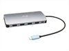 I-TEC USB-C Metal Nano Dock 2x DP 1x HDMI 1x GLAN