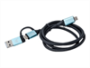 I-TEC USB-C to USB-C Cable with integrated USB 3.0