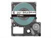EPSON Matte Tape, White/Black , 24mm, 8m, LK-6WBJ