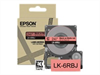 EPSON Matte Tape, Red/Black , 24mm, 8m, LK-6RBJ