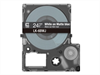 EPSON Matte Tape, Black/White , 24mm, 8m, LK-6BWJ