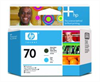 HP Druckkopf 70 matt-schwarz/cyan