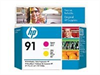 HP 91 Original Printhead magenta + yellow