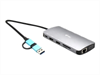 I-TEC USB-C, Metal, Nano Dock, 2xHDMI, 1xVGA, 1xSD