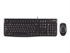 LOGITECH MK120 corded Desktop black USB (UK)