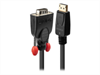LINDY Video Cable, HD15, DP-VGA M-M, 0.5m, black,