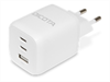 DICOTA 3-Port GaN Wall Charger, 65W, EU