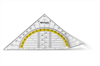 WESTCOTT Geodreieck 14cm