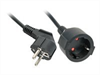 LINDY 5m Schuko Extension Cable Colour: Black