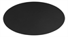 DELTACO Floorpad, round, Black