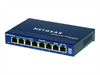 NETGEAR unmanaged Switch GS108GE, 8 Port.