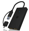 ICY BOX Mobiler USB-Dual HDMI Splitter