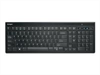 KENSINGTON Keyboard, AdvanceFit, Wireless, Black,