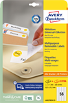 AVERY ZW. Universal-Etiketten 525x212mm