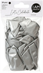 I AM CREA Luftballons,silber,metallic