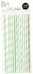 I AM CREA Papiertrinkhalme,mint,19.7cm