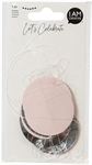 I AM CREA Girlande, Punkte, rosa,silber