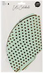 I AM CREA Party Hüte, mint,gold,16cm
