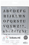 I AM CREA Schablone Alphabet A5