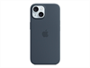 APPLE iPhone 15 Silicone Case with MagSafe - Storm