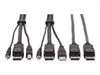 EATON TRIPPLITE Dual, DisplayPort, KVM, Cable,