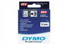 DYMO Schriftband D1 schwarz/weiss