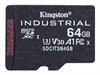 KINGSTON 64GB, microSDXC, Industrial, C10, A1,