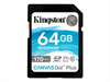 KINGSTON 64GB, SDXC, Canvas Go Plus, 170R, C10,