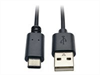 EATON TRIPPLITE USB-A to USB-C Cable, USB 2.0,