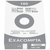 EXACOMPTA Karteikarten kariert 5mm A6