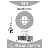 EXACOMPTA Karteikarten kariert 5mm A8