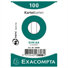 EXACOMPTA Karteikarten liniert A8
